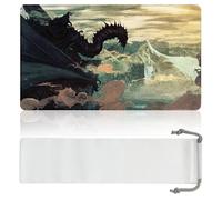 Wyrmspire Witch King of Angmar (Bords Cousus) - Tapis de Jeu MTG - Compatible avec Le Tapis de Jeu Magic The Gathering - Tapis de Jeu TCG et Accessoires MTG Haut de Gamme