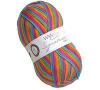 'wys Chaussettes Coton avec bluef aced Leicester coton "Signature 4ply Cocktail Range Sock Yarn 822 - Rhum Paradise, laine spécial chaussettes 100 g musterbildend avec Blue Faced Leicester Wool