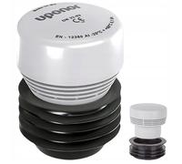 WYSKONT HypAir Balance DN32-63 Aérateur de tuyau - Valve d'aération pour installation sanitaire, compensation de dépression, contre les glouilles et les odeurs de canaux, EN 12380, montage facile