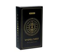 Wyspell Jeu De Tarot, Jeu De Tarot 78 Cartes a Jouer, Jeu De Cartes De Tarot, Cartes De Tarot Et Livre pour Débutants, Oracle Lenormand Jeux De Tarot pour Party Entertainment (Version Anglaise)