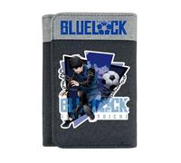 WYSTEN pour Blue Lo-CK Portefeuille Adolescent Garcon, Porte-Cartes Format Portrait en Cuir, Ado Bourse pour Les Fans de Cartoon(A8)