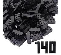 WYSWYG 140 Pièces de Construction, Compatible, Idéal pour Enfants et Fans de MOC ，Idéal comme Cadeau pour Enfants ，Noir