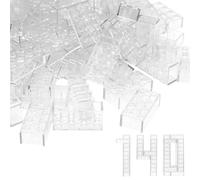 WYSWYG 140 Pièces de Construction, Compatible, Idéal pour Enfants et Fans de MOC ，Idéal comme Cadeau pour Enfants ，Transparent