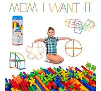 WYSWYG Construction Toys Building Blocks 240 Pieces - Jouets de Construction créatifs pour garçons et Filles, Jouets éducatifs STEM pour Les âges de 3 4 5 6 7 8 et Plus