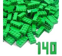 WYSWYG Lot de 140 Blocs de Construction Briques Classiques de Haute qualité, compatibles, pour Enfants et Amateurs de MOC - Vert