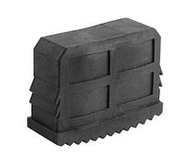 Wytino 2Pcs / Paire Pieds D'éChelle en Caoutchouc éTape De Remplacement Non Glissante éTape Pieds Mat Tapis De Semelle De Coussin Cover SéCurité Pare-Chocs Kit De Rechange Noir