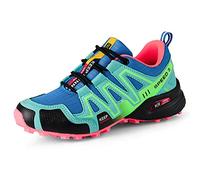 WYUKN Chaussures de Vélo de Route Homme Femme Chaussures de Vélo Antidérapantes Cyclisme Chaussure VTT Cyclisme Hommes Sports de Plein air autobloquant vélo,Blue2-39EU