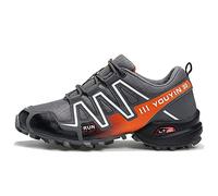 WYUKN Chaussures de VTT Homme,Chaussures de Cyclisme sur Route pour Hommes antidérapants pour Le Cyclismer, Respirantes et Confortables,Grey1-44EU