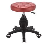 WYUYIWH Tabouret pivotant à roulettes robuste pour salon de beauté, établi rond, rotatif à 360° avec 5 roues mobiles universelles, réglage de levage pour salon de coiffure/beauté