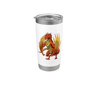 Wyvern avec des ailes Gobelet isotherme en acier inoxydable double paroi