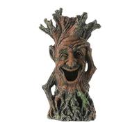 Wyvix Grottes et cachettes d'aquarium, Roches réalistes for Aquarium, bûche de Tronc d'arbre, Grotte Peau Reptile inerte cachette crevettes for décoration d'angle(H)