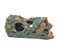 Wyvix Grottes et cachettes d'aquarium, Roches réalistes for Aquarium, bûche de Tronc d'arbre, Grotte Peau Reptile inerte cachette crevettes for décoration d'angle(D)