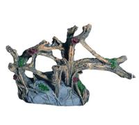 Wyvix Grottes et cachettes d'aquarium, Roches réalistes for Aquarium, bûche de Tronc d'arbre, Grotte Peau Reptile inerte cachette crevettes for décoration d'angle(C)