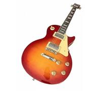 Wyvix Guitare électrique, corps et manche en acajou massif, touche palissandre, pan coupé, 6 cordes