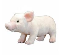 Wyvix Peluche Cochon Rose Réaliste - 35 cm, Animal de Ferme Doux, Porcelet en avec Corps