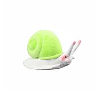 Wyvix Peluche Escargot Vert Doux des Montagnes - Émeraude de 25 cm en Peluche avec Joues Roses et Rembourrage Billes