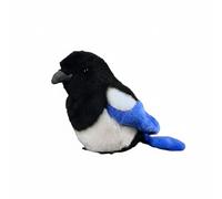 Wyvix Peluche Pie réaliste de 14 cm avec Ailes Bleues - Décoration