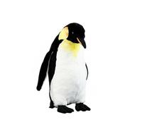 Wyvix Peluche réaliste de Manchot Empereur - 30 cm, Ailes articulées, Rembourrage en Billes, Oiseau Antarctique for