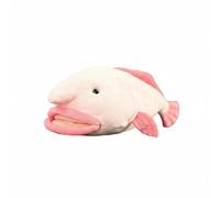 Wyvix Peluche réaliste de Poisson-Blob - 33 cm, Rose Doux, « l’Animal Le Plus Laid du Monde », avec Un Visage Triste et Gros Nez