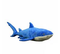Wyvix Peluche réaliste de Requin Bleu - Requin en Peluche 56 cm, Doux et Moelleux, rempli Billes