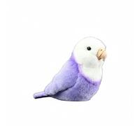Wyvix Peluche réaliste - Perroquet Violet Doux de 15 cm avec Boucle Suspension