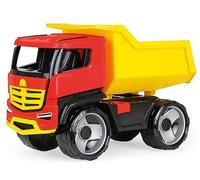 LENA 2143 Camion à Benne GIGA Truck, Camion à Benne Titan env. 51 cm, Grand véhicule Jouet de Chantier pour Les Enfants à partir de 3 Ans, Camion Benne Solide Multicolore