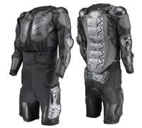 WYWY Combinaison de Protection Moto - Protection Intégrale avec Sangles Réglables & Armures Amovibles, Tissu Léger Élastique, Coques PVC Haute Résistance, Conception Aérée(Medium)