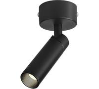 WYWY Plafonnier Spot à Montage en Surface - Projecteur LED Étanche avec Faisceau Étroit 8° pour Éclairage d'Accent - Idéal pour Tableaux, Miroirs et Cadres Muraux(Black200mm,White Light)