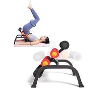 WYWY Table d'Inversion Mini - Rouleau de Massage Dorsal pour Étirements, Abdominaux, Exercice, Capacité 180 kg