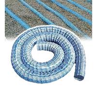 WYWY Tuyau de Drain Français Souple - Tuyau de Drainage Paysager Perforé, Ondulé et Extensible, Diamètre 5/8/10cm pour Infiltration en Sols Meubles(Diameter 5CM,12M)