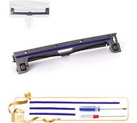 WYWY.Wide Semelle inférieure + bandes en peluche douce + roulettes de rechange compatibles avec Dyson V6 V7 V8 V10 V11