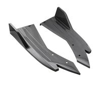WYXFCBF 2 Pièces Diffuseur de Lèvre de Pare-Chocs Arrière pour Hyundai Santa Fe 2018 2019 2020 2021 2022 2023 2024 2025, Séparateur Canard Protecteur à Lèvre, Accessoires Voiture,Carbon Fiber Black
