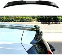 WYXFCBF Becquets Arrière Voiture pour Kia Rio IV Hatchback (YB) 2017 2018 2019 2020, Aileron de Toit Arrière Queue Aile Coffre Spoiler Décoration Accessoires,Bright Black