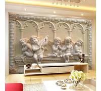 WYXWZ Papier Peint Intissé Photo Wallpaper Mural 3d Moderne Toison Salon Chambre à Coucherr Salle - Tableaux Muraux Tapisserie Photo L 200 x 140cm (Largeur x Hauteur) Anges