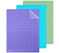 WYYFXY® 3 Pièces Tapis de Decoupe pour Cricut-Joy-Xtra, A4 Tapis de Découpe pour Traceur, Bricolage, Patchwork (StandardGrip, LightGrip, StrongGrip)