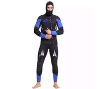 WYYHAA 5Mm Hommes Néoprène Combinaison en Deux Parties Sangle De Chasse Siamois Fishwear Snorkeling Costume De Plongée sous-Marine,XXL