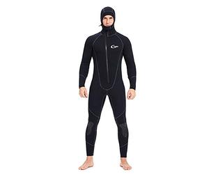 WYYHAA Wetsuits Homme Ultra Stretch 7Mm Néoprène Combinaison De Plongée, l'hiver Au Chaud Avant Zip Complet De Plongée Body pour La Plongée sous-Marine Plongée Natation,XXL
