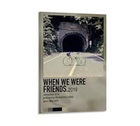 WYYRAB Poster sur toile imperméable avec inscription « The Backseat Lovers When We Were Friends » - Impression haute définition - Convient pour chambre à coucher, salon, café - Style cadre - 50 x 75
