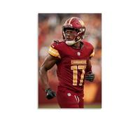 WYYRAB Terry McLaurin Décoration murale imperméable sur toile Impression haute définition Convient pour chambre à coucher, salon, café, décoration sans cadre 60 x 90 cm