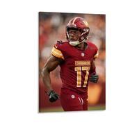 WYYRAB Terry McLaurinWall Poster sur toile imperméable Impression haute définition Convient pour chambre à coucher, salon, café, décoration avec cadre 40 x 60 cm