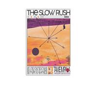 WYYRAB The Slow Rush-Tame Impala Décoration murale sur toile imperméable Impression haute définition Convient pour chambre à coucher, salon, café, décoration sans cadre 20 x 30 cm