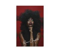 WYYXF Toile Tableau Naomi Campbell Poster et Wall Art Modern Family chambre décor sans cadre (50 x 70 cm)