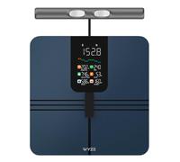 Wyze Balance intelligente BodyScan avec poignée, 8 électrodes de composition corporelle pour poids corporel, IMC, graisse corporelle, masse musculaire, analyse segmentaire, 181,4 kg, noir