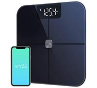 Wyze Balance intelligente pour poids corporel, balance numérique de salle de bain pour graisse corporelle, IMC et fréquence cardiaque, analyseur de composition corporelle avec application, piles