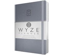 Wyze Planner Agenda journalier non daté - Organiseur de productivité A5 sur 3 mois avec page complète par jour, horaire, définition d'objectifs, suivi des habitudes, pages hebdomadaires et mensuelles