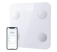 Wyze Smart Scale S pour poids corporel, échelle numérique de salle de bain pour graisse corporelle, IMC et perte de poids, analyseur de composition corporelle avec application synchronisée avec