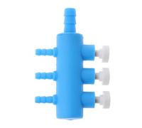 WZBHCZLJ Vannes de contrôle de l'air pour aquarium - Régulateur d'air pour aquarium - 2/3/4/5/6 voies - Chauffage d'aquarium - Thermomètres - Gravier - Sable - Décoration filtre