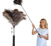 WZCFFF Plume de poussière extensible pour le nettoyage - Extra long - Pour plafonds hauts - Pour la maison, la voiture, le bureau, la poussière extensible - Extra long