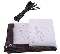 WZDD Bâche Imperméable Exterieur 4x10m, Bache Impermeable avec Oeillet, Bâche Étanche Et Indéchirable, Bâches De Protection Haute Densité