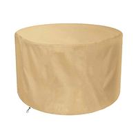 WZDD Housse pour Table De Jardin 95x71cm, Housse De Protection Salon De Jardin Ronde, Bache Table Jardin Tissu Oxford 420D, Résistant Au Vent Imperméable Couverture De Protection